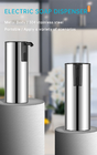 Automatic Touch Free Liquid Soap Dispenser 304 Stainless Metal Body
